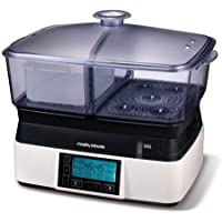 Morphy Richards 48775 vaporizador - Vaporera (Negro- Transparente- Color Blanco- 6L)